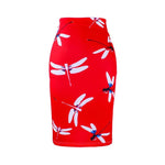 WOMAIL  Fashion Flower print women's Midi Pencil Skirt for Office Wear female faldas girls bottoms M-XL skirt  D6W30
