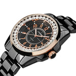 Sinobi luxury  Fashion Watch Woman Ladies Gold Diamond  Clock female relojes mujer 2017 New